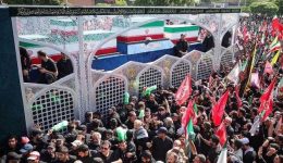 Iran: Leader’s coffin in Tehran’s Azadi Square for funeral procession