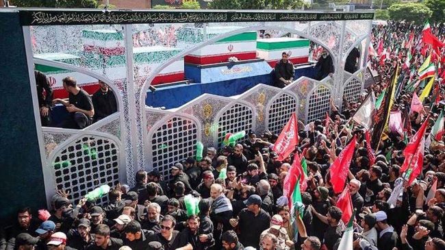 Iran: Leader’s coffin in Tehran’s Azadi Square for funeral procession