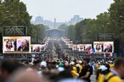 Pope Leo XIV’s open-air Mass in Paris draws many more than expected