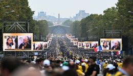 Pope Leo XIV’s open-air Mass in Paris draws many more than expected