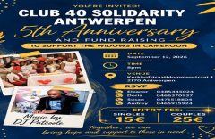 Club 40 Solidarity Antwerpen celebrates 5th Anniversary, reaches out to widows affected by Anglophone Crisis