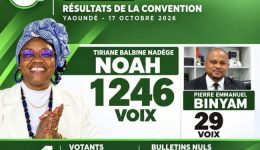 Yaoundé: MRC elects its first female president, Tiriane Noah